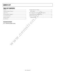 ADM2914-1SRQZEP Datasheet Page 2
