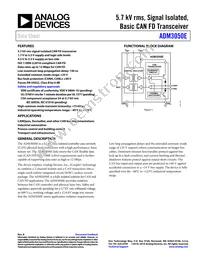 ADM3050EBRWZ-RL Datasheet Cover