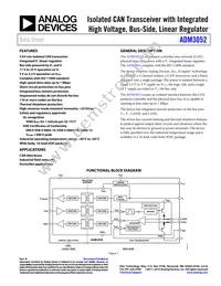 ADM3052BRWZ-REEL7 Datasheet Cover