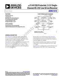 ADM3101EARQZ-REEL Datasheet Cover
