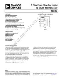 ADM483JR-REEL7 Datasheet Cover