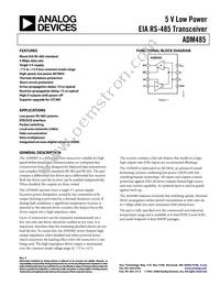 ADM485AR-REEL Datasheet Cover