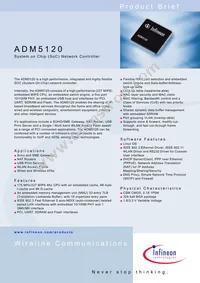 ADM5120X-AB-T-2-G Datasheet Cover
