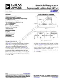 ADM6315-46D3ARTZR7 Datasheet Cover