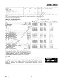 ADM690AQ Datasheet Page 3