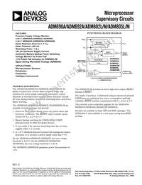 ADM692AARN-REEL Datasheet Cover