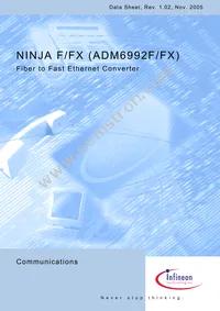 ADM6992FX-AB-T-1 Datasheet Cover