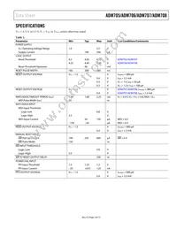 ADM708AR-REEL Datasheet Page 3