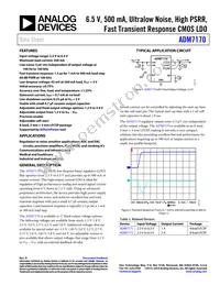 ADM7170ACPZ-4.2-R7 Datasheet Cover