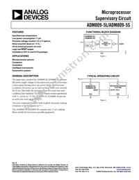 ADM809-5SAKS-REEL7 Datasheet Cover