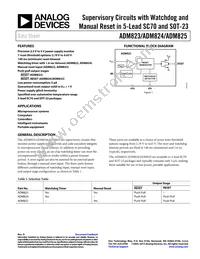 ADM825TYRJ-R7 Datasheet Cover
