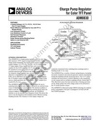 ADM8830ARU-REEL7 Datasheet Cover