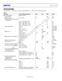 ADMW1001BCPZ Datasheet Page 4