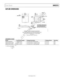 ADN2525ACPZ-REEL7 Datasheet Page 15