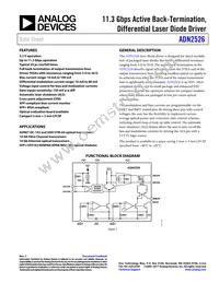 ADN2526ACPZ-R7 Datasheet Cover