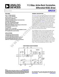 ADN2530YCPZ-WP Datasheet Cover