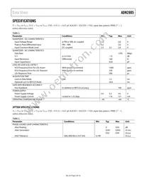 ADN2805ACPZ-RL7 Datasheet Page 3