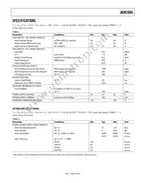 ADN2806ACPZ-RL7 Datasheet Page 3