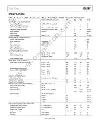 ADN2811ACPZ-CML Datasheet Page 3