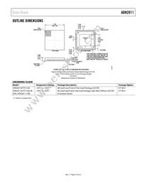 ADN2811ACPZ-CML-RL Datasheet Page 20