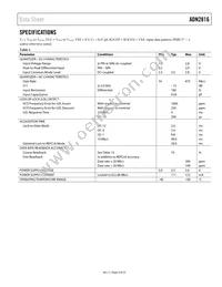 ADN2816ACPZ-RL7 Datasheet Page 3