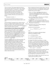 ADN2816ACPZ-RL7 Datasheet Page 17