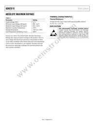 ADN2819ACPZ-CML-RL Datasheet Page 6