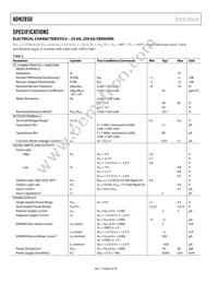 ADN2850BCPZ250-RL7 Datasheet Page 4
