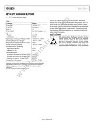 ADN2850BCPZ250-RL7 Datasheet Page 8