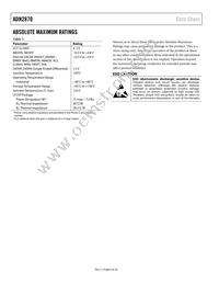 ADN2870ACPZ-RL7 Datasheet Page 6