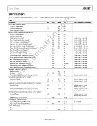 ADN2871ACPZ-RL7 Datasheet Page 3