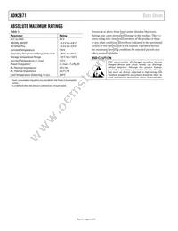 ADN2871ACPZ-RL7 Datasheet Page 6