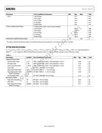 ADN2905ACPZ-RL7 Datasheet Page 4