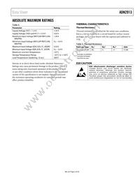 ADN2913ACPZ-RL7 Datasheet Page 9