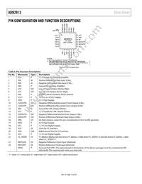 ADN2913ACPZ-RL7 Datasheet Page 10
