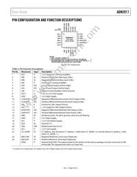 ADN2917ACPZ-RL7 Datasheet Page 9