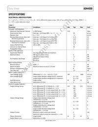 ADN4600ACPZ-R7 Datasheet Page 3