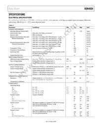 ADN4604ASVZ-RL Datasheet Page 3