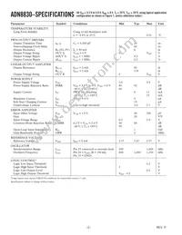 ADN8830ACPZ-REEL Datasheet Page 2