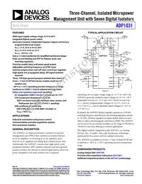 ADP1031ACPZ-3-R7 Datasheet Cover