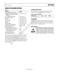 ADP1046AACPZ-R7 Datasheet Page 9