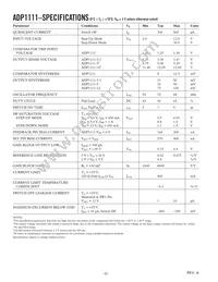 ADP1111ARZ-REEL Datasheet Page 2