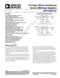 ADP124ARHZ-2.9-R7 Datasheet Cover