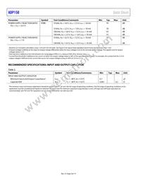 ADP150ACBZ-2.75R7 Datasheet Page 4