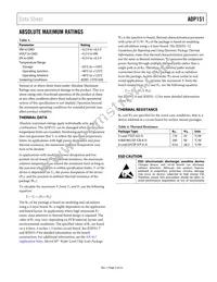 ADP151ACPZ-1.5-R7 Datasheet Page 5