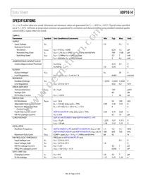ADP1614ACPZ-650-R7 Datasheet Page 3
