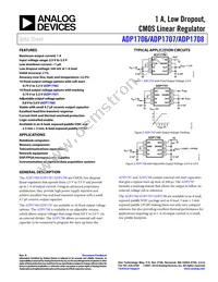 ADP1706ACPZ-0.8-R7 Datasheet Cover