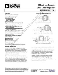 ADP1715ARMZ-0.9-R7 Datasheet Cover