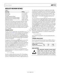 ADP172ACBZ-1.7-R7 Datasheet Page 5