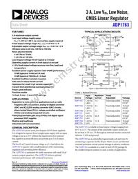 ADP1763ACPZ-1.5-R7 Datasheet Cover